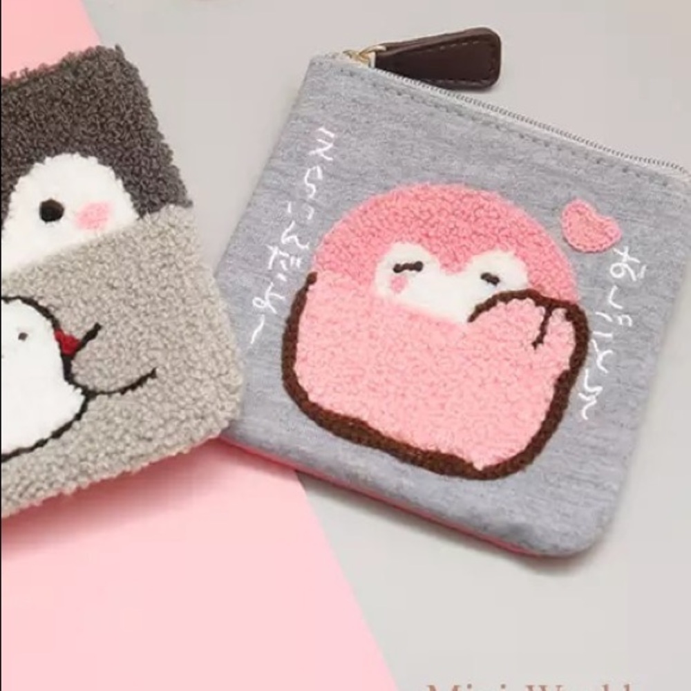 Coin wallet penguin cartoon cute mini plush